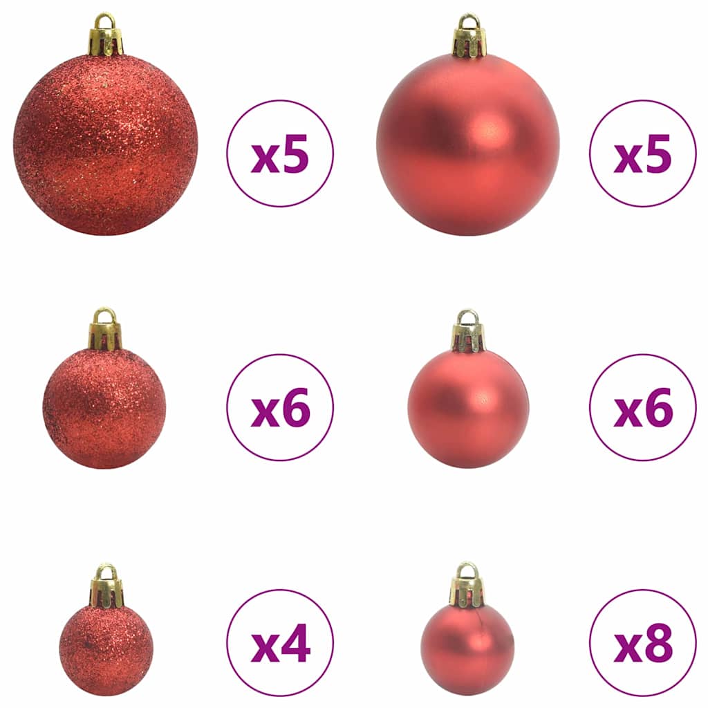 Slim Christmas Tree with 150 LEDs Green and White 150 cm